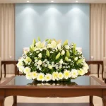Arreglo floral para funeral express entrega de 1 a 2 horas a domicilio en la ciudad de México