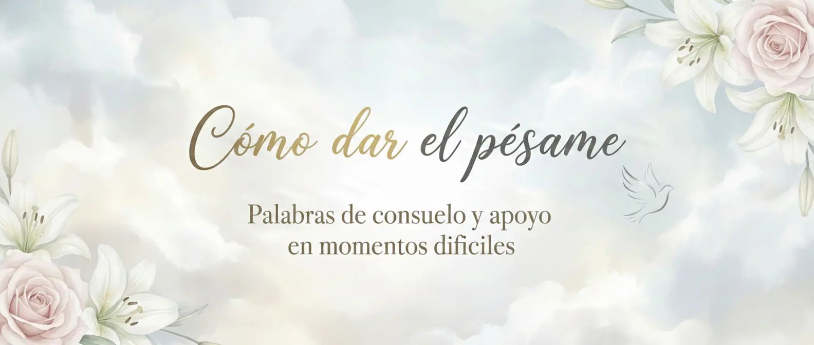 como dar el pesame de forma correcta ideas y tips, que hacer y que no hacer...